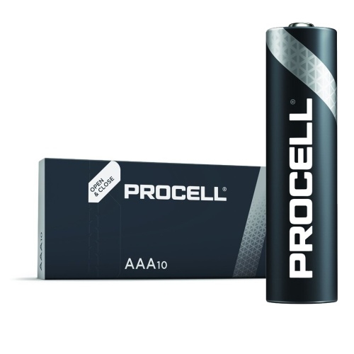 Baterie Duracell Procell AAA, LR03, mikrotužková, 1,5V, 10 ks