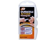 Baterie Duracell DA312, ZA312, 312A, PR312, PR41, VR312, R312, 1,45V, blistr 6 ks