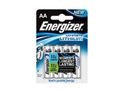 Baterie Energizer Ultimate Lithium AA, LR6, tukov, 1,5V, blistr 4 ks