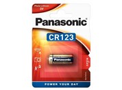Baterie Panasonic CR123, CR123A, CR17345, DL123A, EL123AP, K123LA, LR123, 3V, blistr 1 ks