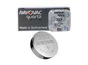 Baterie Rayovac 393, 546, LR48, LR754, AG5, G5, GP393, V393, SR754W, 1,55V, blistr 1 ks, silver oxide