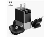 Mcdodo nabjeka Cube serie 220V, EU / US / UK zsuvka, 3x USB, 3.4A, bez kabelu, ern