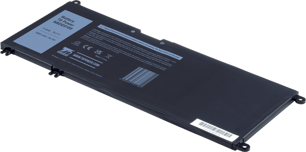 Baterie T6 Power 33YDH, 451-BCDM, 99NF2, W7NKD, 81PF3, PVHT1, J9NH2, 7FHHV, V1P4C, 1GGDK, FMXMT, 451-BCHZ, 451-BCEX, 451-BBYR, 451-BCQY, V917N, H38YW