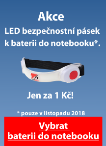 T6 Power LED bezpečnostní pásek k baterii do notebooku jen za 1,-